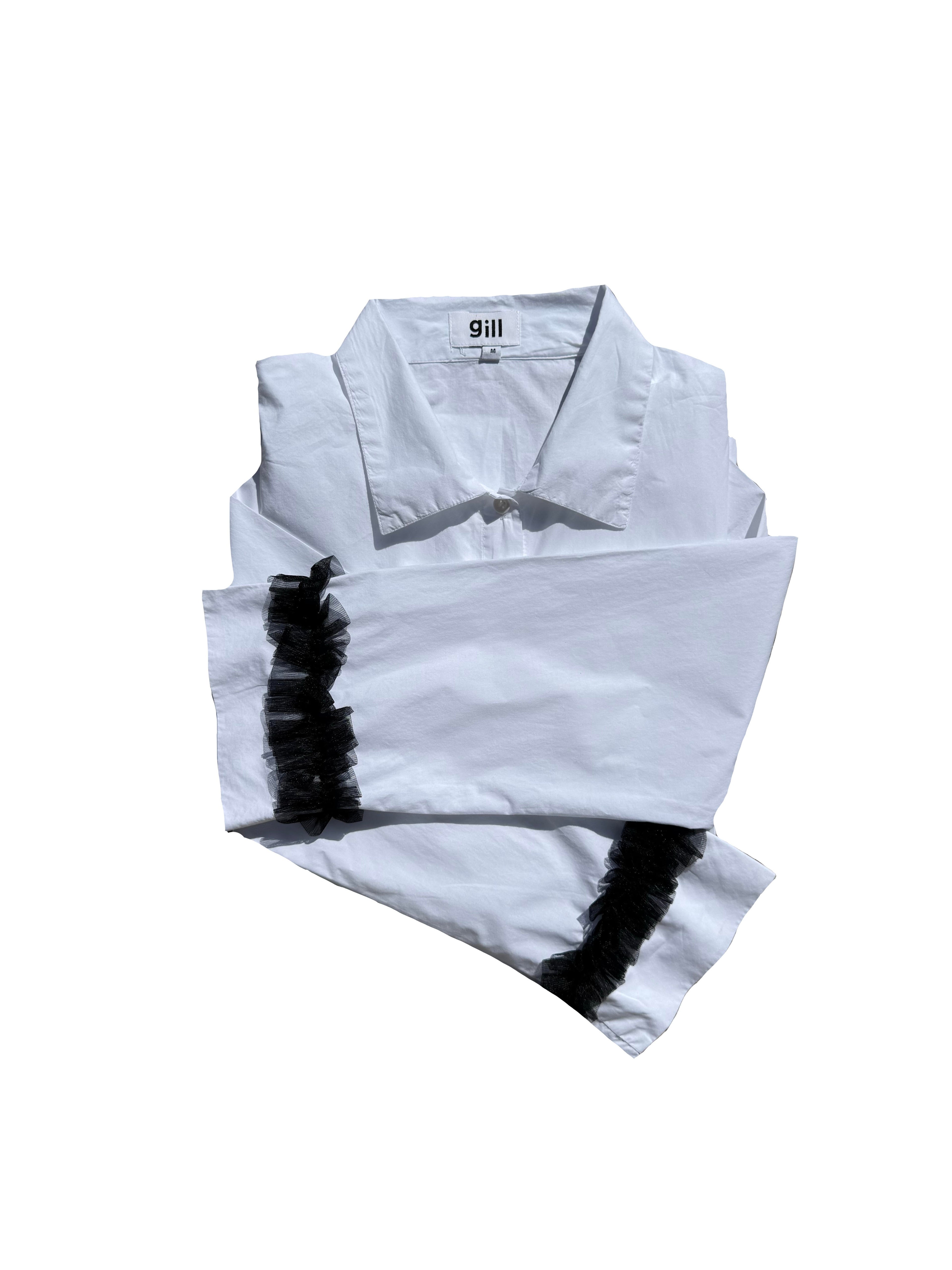Cotton Poplin Shirt - White